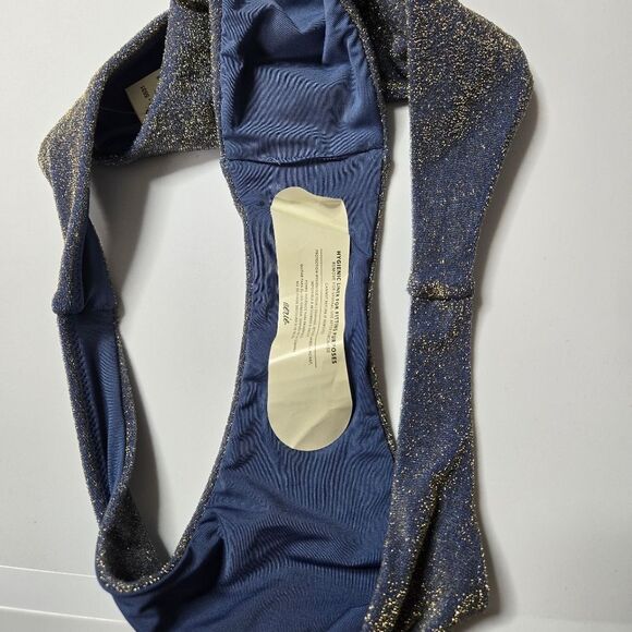 Aerie Blue Sparkle Bikini Bottoms Small - Picture 6 of 6